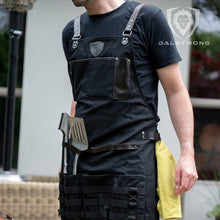 Load image into Gallery viewer, Professional Unisex Kitchen Apron with Drink Holder &amp; Storage for Grilling