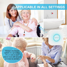 Load image into Gallery viewer, Versatile Wireless Emergency Call Button for Seniors - 500FT Nurse Alert System