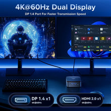 Load image into Gallery viewer, Ultra-Portable Mini PC with 12th Gen CPU, Ideal for Home, Office &amp; Multimedia