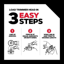 Load image into Gallery viewer, Quick-Load 4-1/2" Trimmer Head for Gas &amp; Electric with Multi-Adapter Support