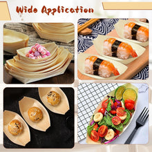 Load image into Gallery viewer, Versatile 500 Count Bamboo Plates - Perfect Boat Plates for Catering &amp; Parties