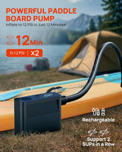 Load image into Gallery viewer, Portable 150 PSI Air Compressor with 8 Modes - Perfect for All Inflatable Needs