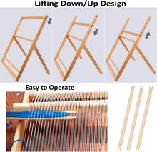 Load image into Gallery viewer, Traditional Weaving Loom with Stand - Extra-Large Frame for Creative Projects