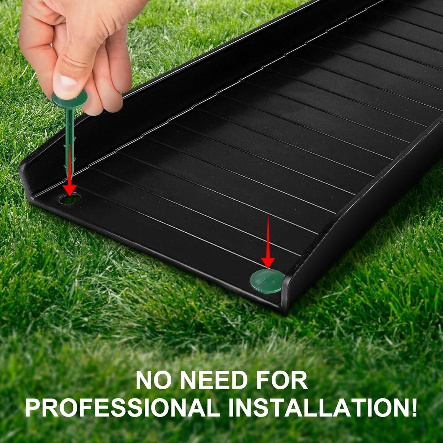 Easy Install 4-Pack Gutter Downspout Extensions - Protect Your Home's Foundation