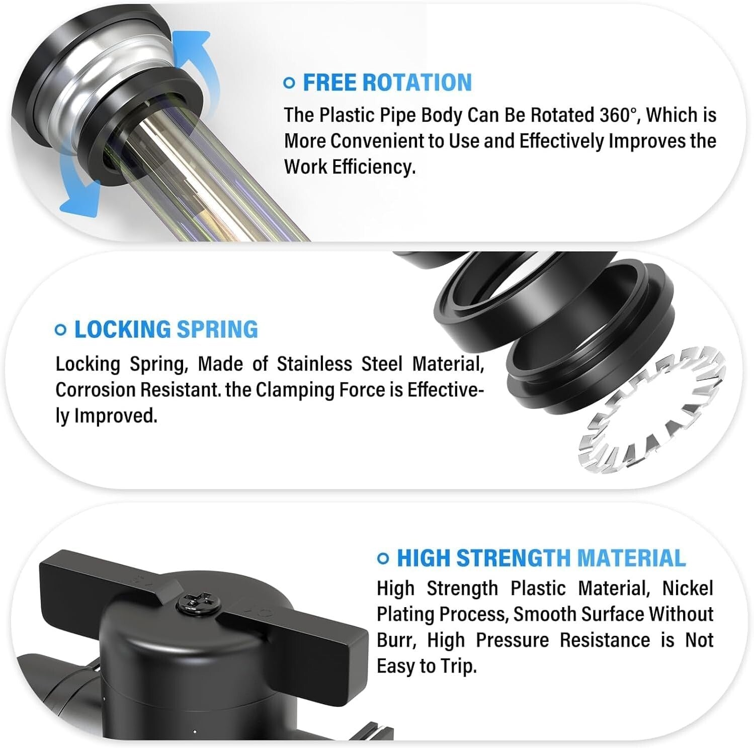 Efficient Air Flow Control Valves - 1/4" OD x 3/8" NPT, Plastic and Copper