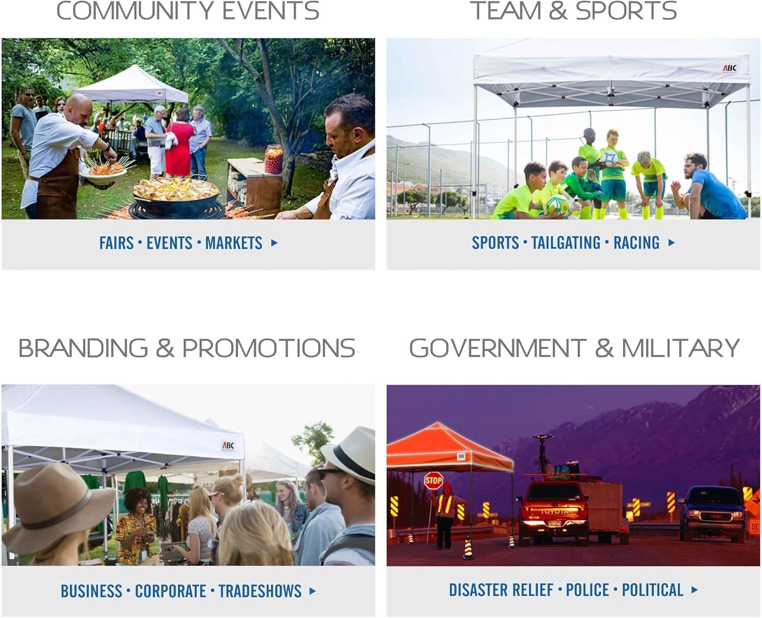 10x10 Commercial Pop-Up Canopy Tent with Sidewalls - Quick Setup, Waterproof