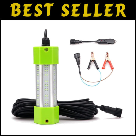 Super Bright IP68 Submersible FISH Glow Light 130W DC Underwater Fishing LEDs