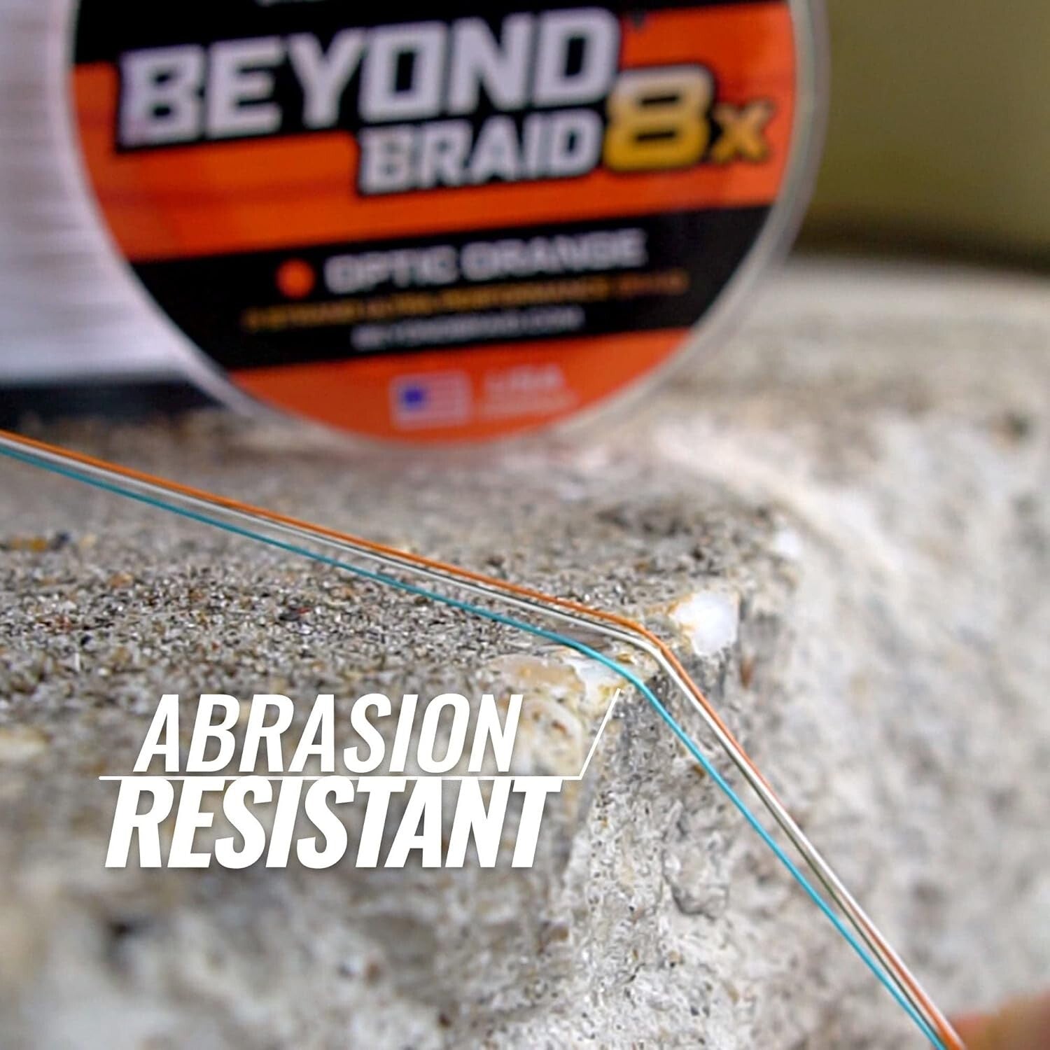 Ultimate 80lb Braided Fishing Line - Abrasion Resistant & Low Memory - Blue Camo
