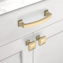 Load image into Gallery viewer, 10-Pack Brushed Brass Kitchen Cabinet Handles - Easy Install &amp; Elegant Finish
