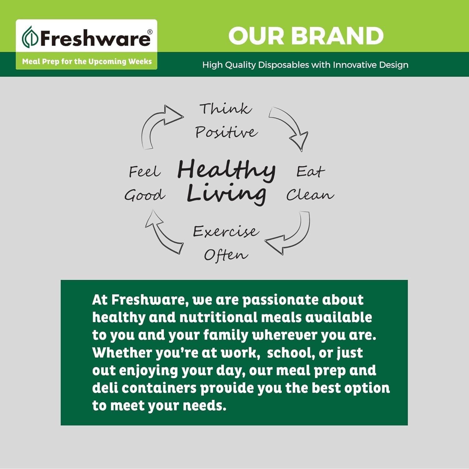 12 oz Clear Stackable Deli Containers with Lids – Ideal for Meal Prep & Freezer