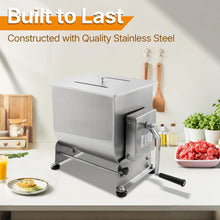 Load image into Gallery viewer, Hakka 30lb Manual Meat Mixer - Stainless Steel Tilt Tank for Effortless Mixing