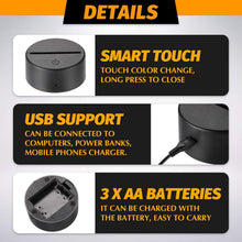 Load image into Gallery viewer, Energy Efficient 3D LED Display Bases - 12 Pack with Remote Control &amp; USB Power