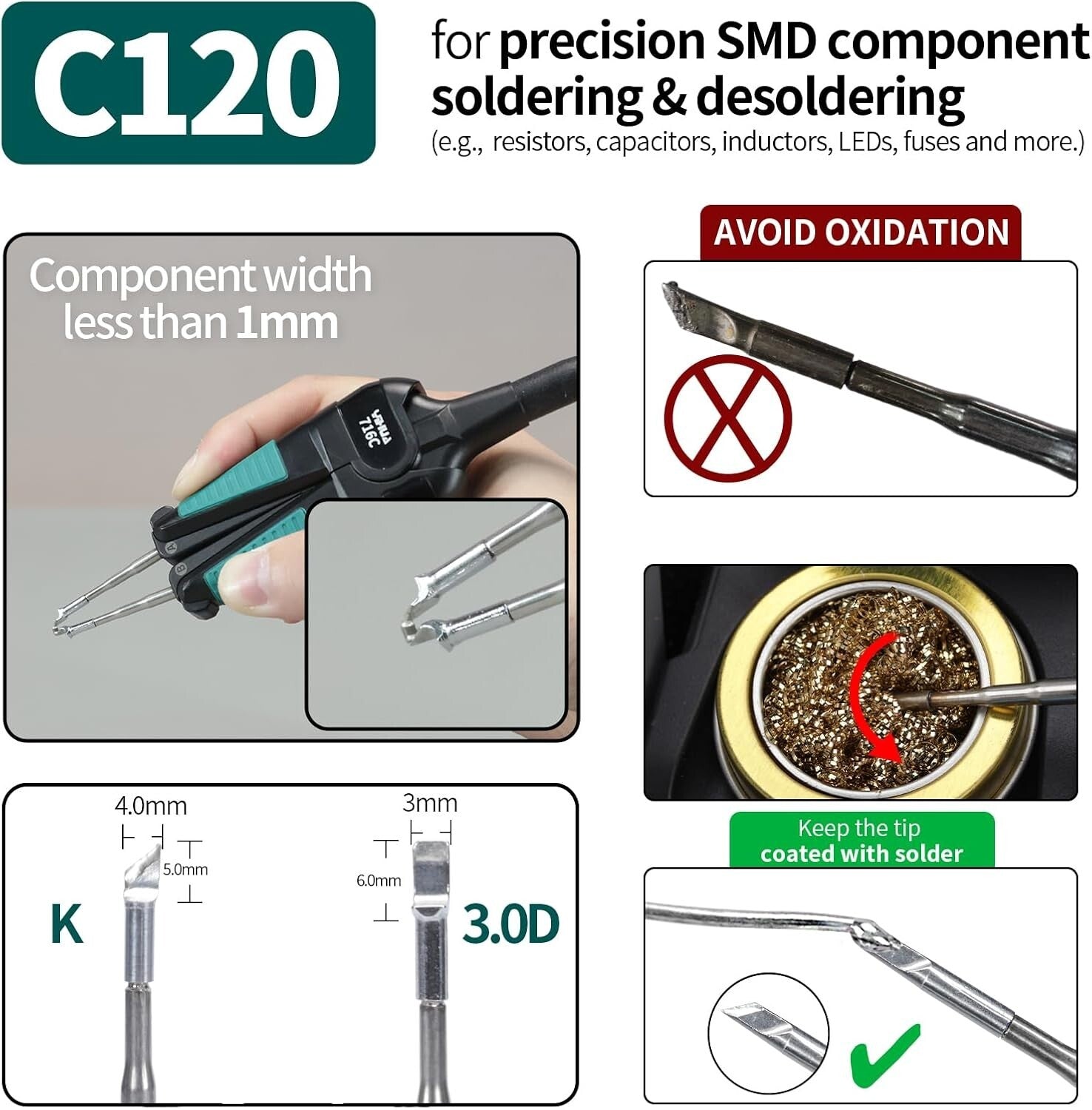 High-Performance Hot Tweezers Soldering Station - Intelligent Features & Display