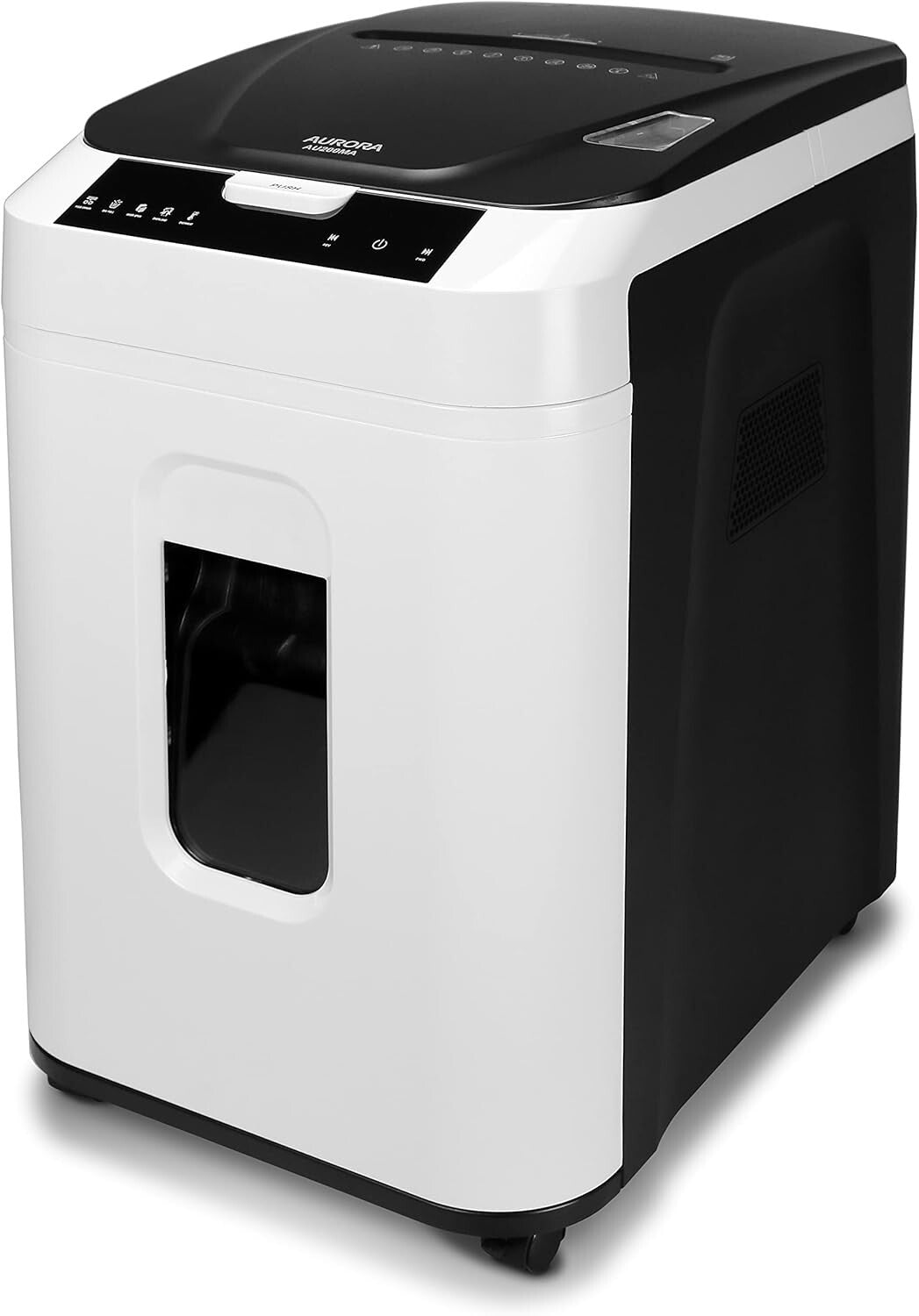 Advanced 200-Sheet Micro-Cut Paper Shredder with Continuous Use & LED Alerts