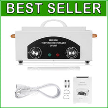 Load image into Gallery viewer, 1.5L High-Performance Nail &amp; Dental Tool Sterilizer - 110V Portable Unit