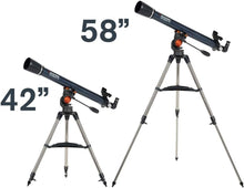 Load image into Gallery viewer, AstroMaster 70AZ Refractor Telescope with 70mm Optics &amp; Adjustable Tripod