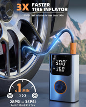 Load image into Gallery viewer, Essential 150PSI Air Compressor - Multi-Use for Tires, Balls &amp; Emergency Needs