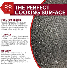Load image into Gallery viewer, Family-Sized 7.5Qt Electric Skillet - 12" Deep Non-Stick with Tempered Glass Lid