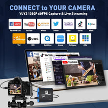 Load image into Gallery viewer, Versatile HDMI Capture Card for Streaming &amp; Recording - Mac &amp; Windows Compatible