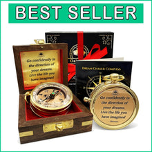 Load image into Gallery viewer, Unisex Graduation Gift: Premium Compass in Decorative Box - Inspire Dreams Today