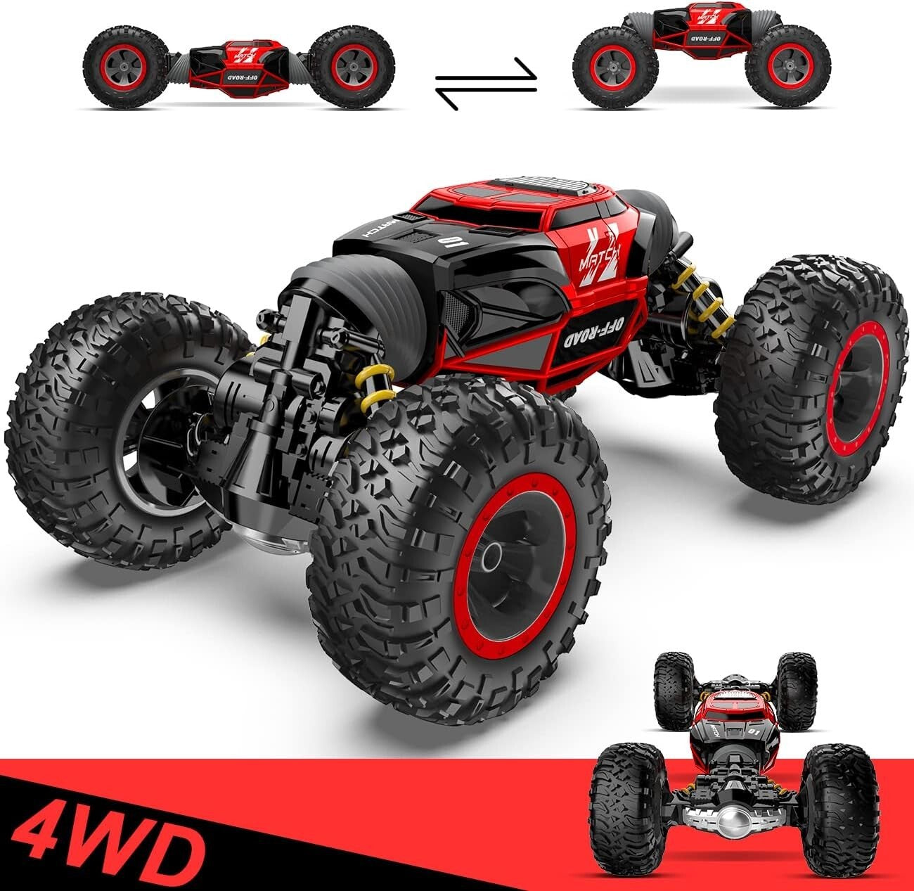 All-Terrain 15 KMH Remote Control Car - Perfect Birthday Gift for Boys 6-12