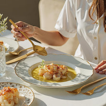 Load image into Gallery viewer, Luxury Gold Silverware - 20-Piece Flatware Set, Dishwasher Safe &amp; Elegant Design