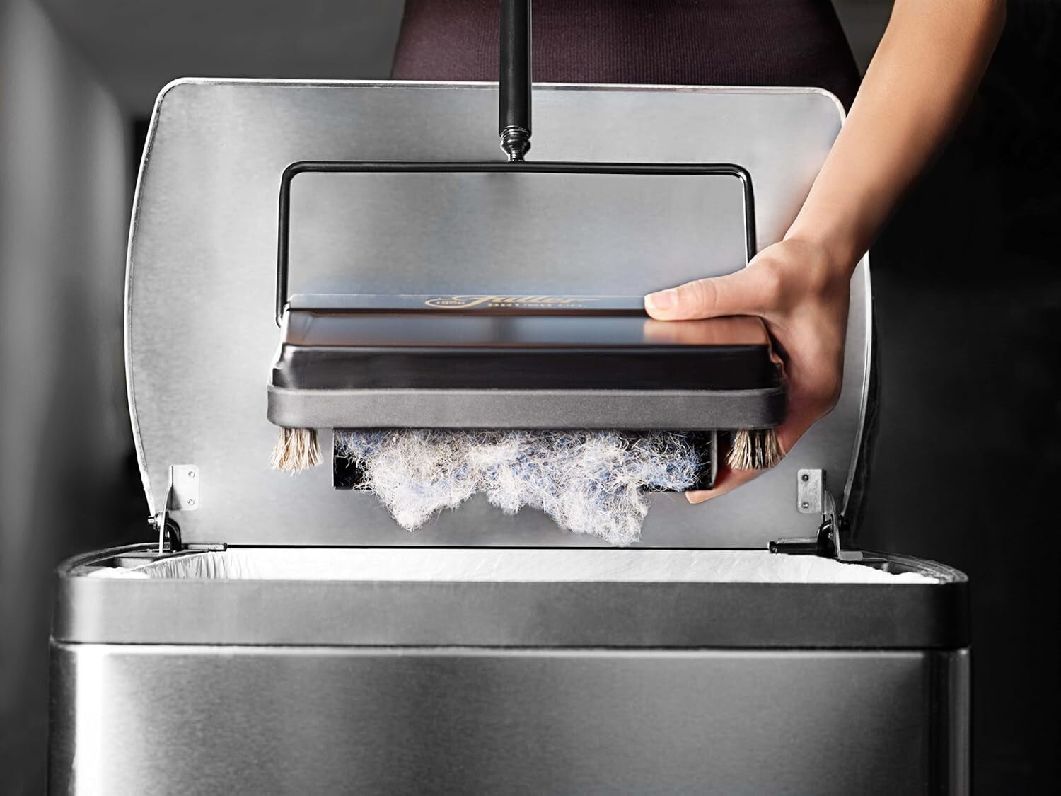 Compact 9" Electrostatic Carpet & Floor Sweeper - Effortless Cleaning Anytime