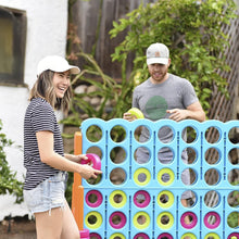 Load image into Gallery viewer, Jumbo 4-To-Score Giant Connect 4 Game - Vibrant Indoor/Outdoor Fun!