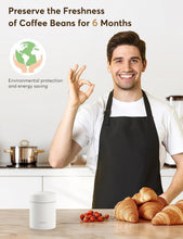 Load image into Gallery viewer, Compact Auto Vacuum Coffee Canister 0.5L - Preserve Freshness Effortlessly