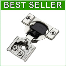 Load image into Gallery viewer, 30 Pack Soft Close Hinges 1/2 Inch Overlay Satin Nickel - Heavy Duty Cabinets
