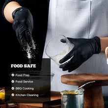 Load image into Gallery viewer, Disposable Nitrile Gloves - 6-Mil Heavy-Duty, Hypoallergenic &amp; Food-Grade Safety