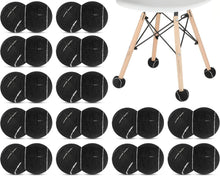Load image into Gallery viewer, 40 Pcs Precut Rubber Tennis Balls for Furniture &amp; Floor Protection - Black