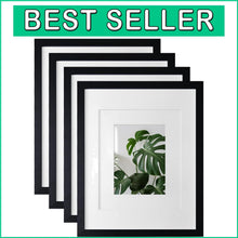Load image into Gallery viewer, Solid Wood &amp; Plexiglass Gallery Frames - 11x14 with Easy Wall/Tabletop Mounting