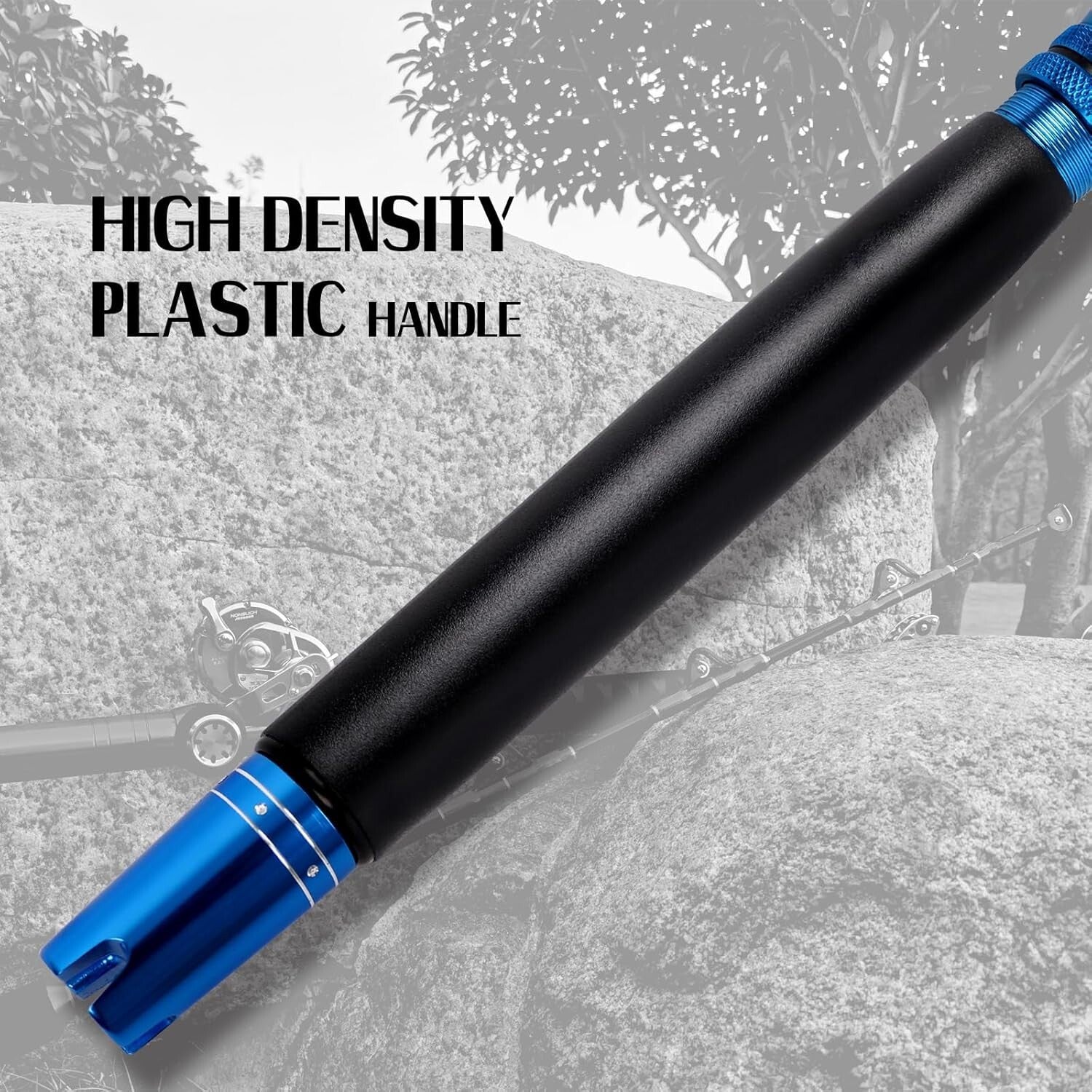 Versatile 5'6'' Offshore Fishing Rod with Roller Guides for Tuna and Marlin