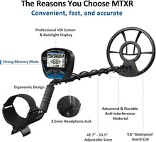Load image into Gallery viewer, Professional Waterproof Metal Detector for Adults - 5 Modes &amp; LCD Display