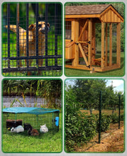 Load image into Gallery viewer, Robust 24'' x 50' Black Garden Mesh Wire Roll - Easy Install Fencing Solution