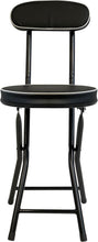 Load image into Gallery viewer, Durable Folding Stool with 12-Inch Cushioned Seat - Perfect for Any Setting