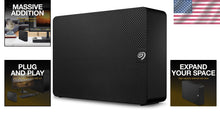 Load image into Gallery viewer, Seagate Expansion 4TB External Hard Drive USB 3.0 - Fast &amp; Reliable Storage