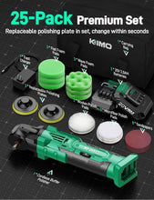 Load image into Gallery viewer, Lightweight KIMO 20V Cordless Polisher Kit with Dual Batteries &amp; Fast Charger