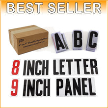 Load image into Gallery viewer, Lightweight 300 Flexible Letter Set for 8” Outdoor Signs - Easy Message Changes