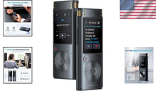 Load image into Gallery viewer, AI Voice Recorder with 5-Language Transcription &amp; Noise Reduction - Compact Size
