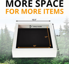 Load image into Gallery viewer, Versatile 14" x 17" Shadow Box for Weddings, Military, or Graduation Keepsakes