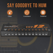 Load image into Gallery viewer, Noise-Free Guitar Pedal Power Supply with LED Indicators - 12 Isolated Outputs