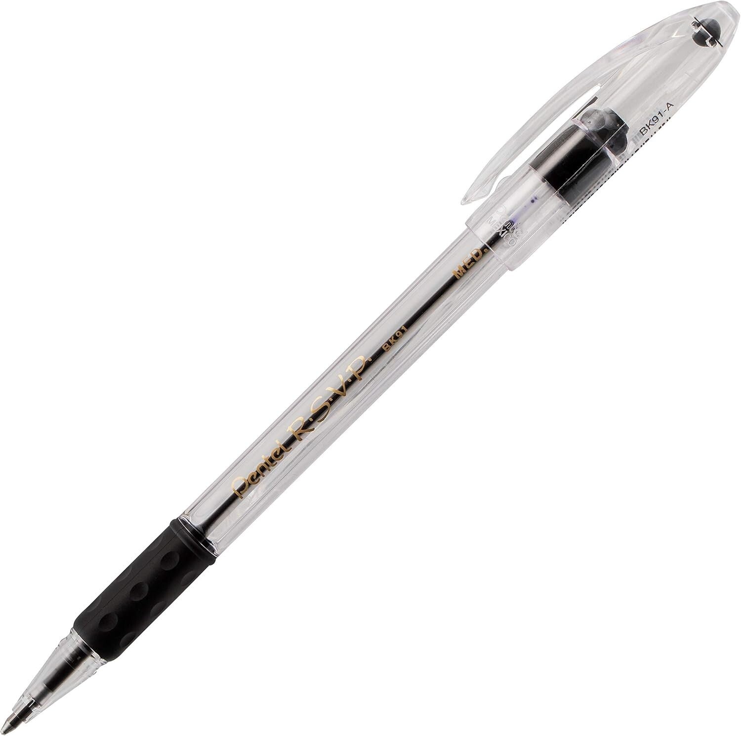 Durable RSVP Ballpoint Pen Canister – 72 Count, 0.7mm Fine Line Comfort