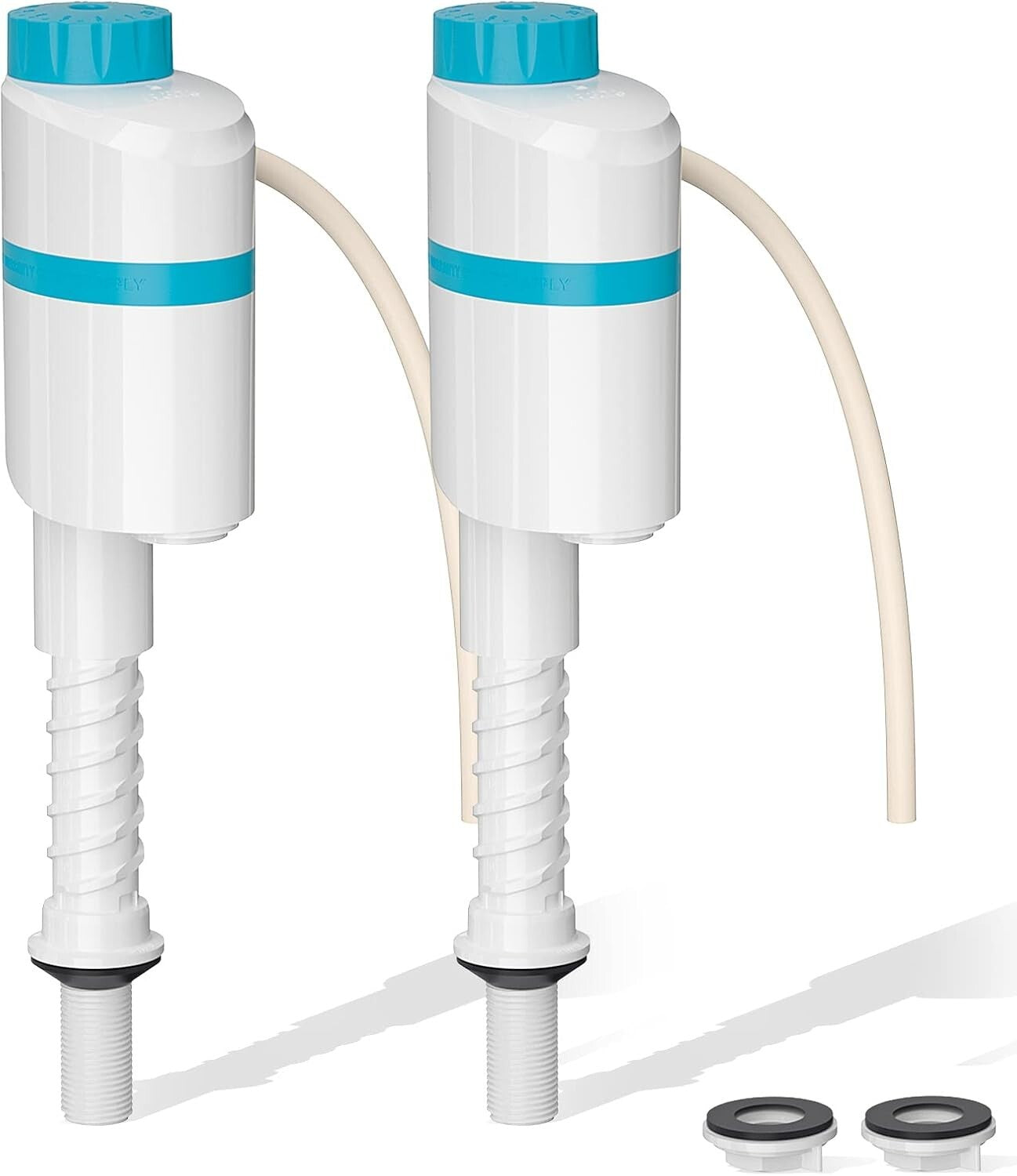 Anti-Siphon Toilet Fill Valve with Adjustable Height and Water Saving Features