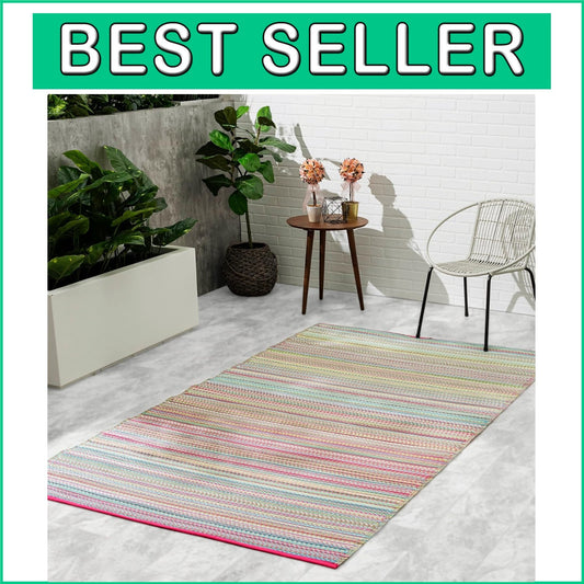 Durable and Lightweight Outdoor Rug - Waterproof & Fade Resistant, 3' x 5'