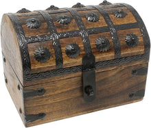 Load image into Gallery viewer, Vintage Handcrafted Treasure Chest – Perfect for Jewelry and Keepsakes Storage