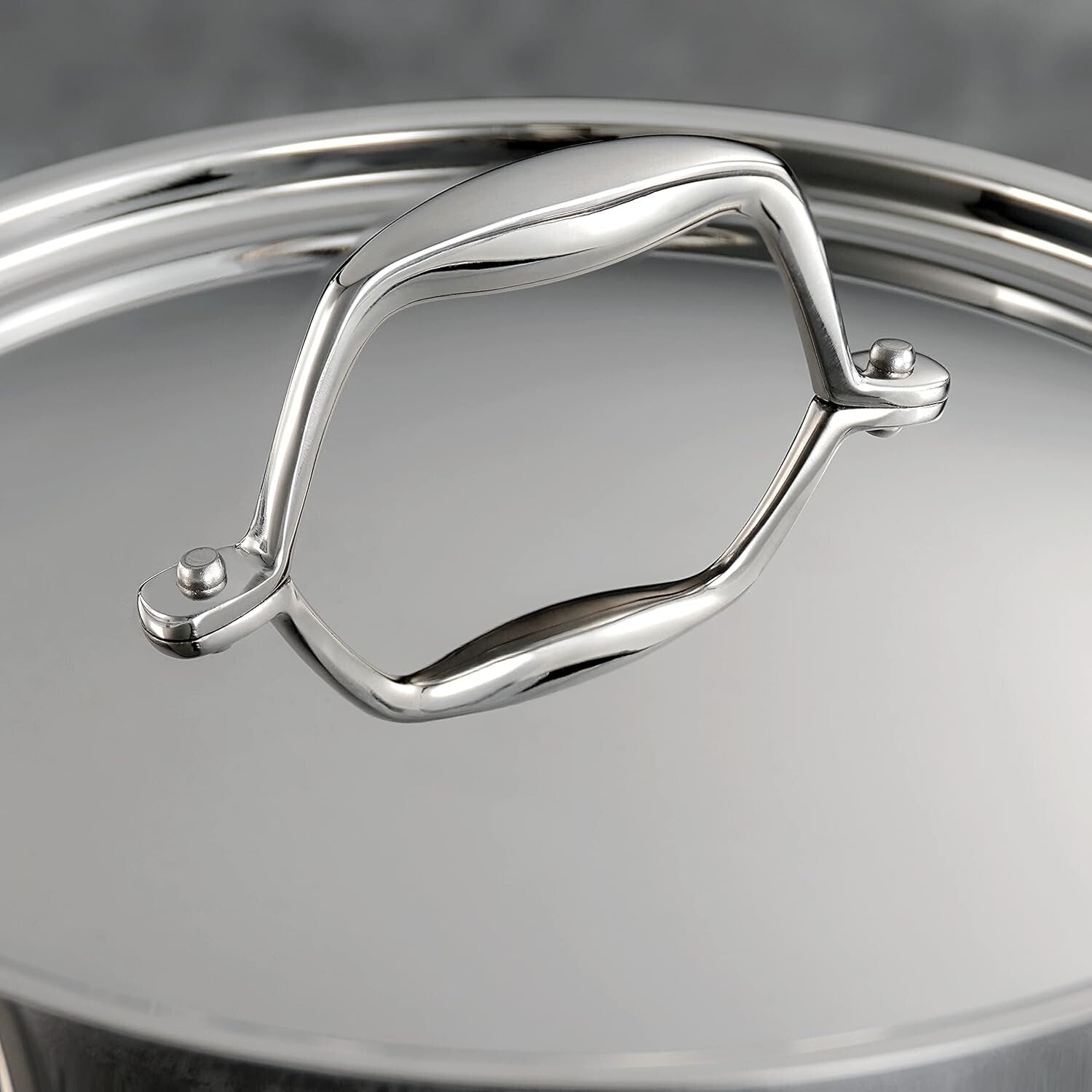 Versatile 3-Quart Stainless Steel Saucepan with Lid - NSF Certified & Easy Clean