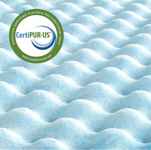 Load image into Gallery viewer, King Size Plush Cooling Gel Mattress Topper with Airflow Design – 1.5 Inches