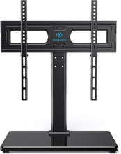 Load image into Gallery viewer, Quick Install Tabletop TV Stand for LCD/LED TVs up to 65 Inches - 88 lbs Support